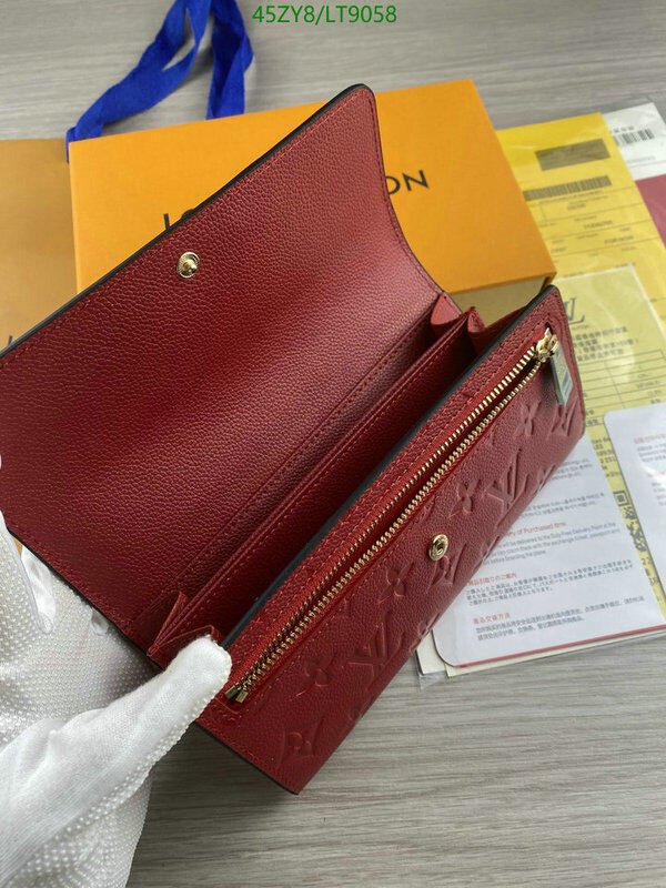 LV Bags-(4A)-Wallet-,Code: LT9058,$ 59USD