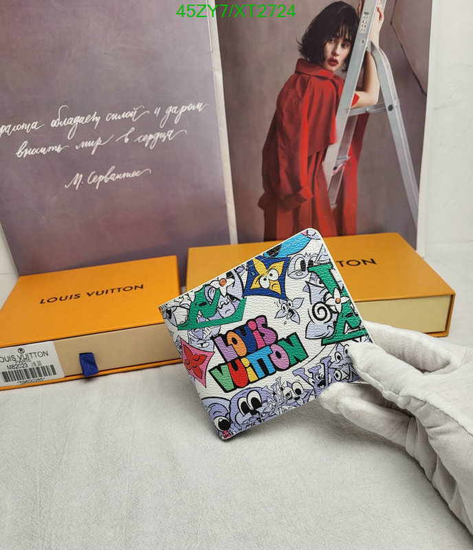 LV Bags-(4A)-Wallet-,Code: XT2724,$ 59USD