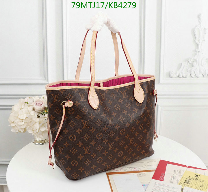 LV Bags-(4A)-Neverfull-,Code: KB4279,$ 103USD