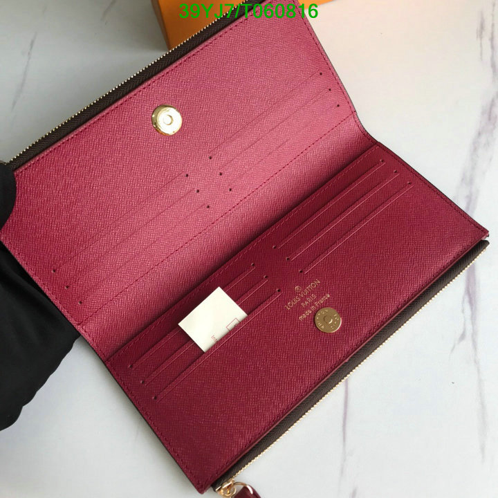 LV Bags-(4A)-Wallet-,Code: T060816,$ 51USD