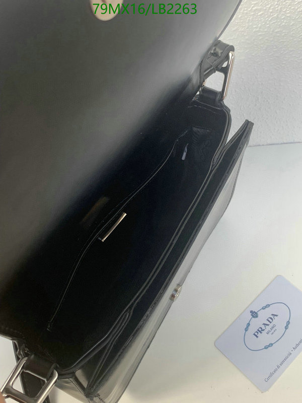 Prada Bag-(4A)-Diagonal-,Code: LB2263,$ 103USD