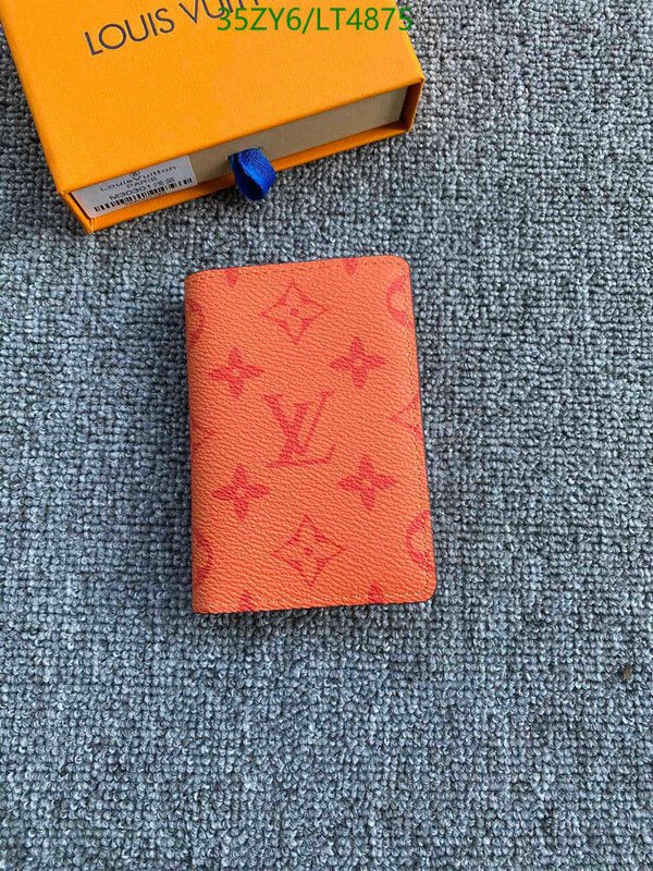 LV Bags-(4A)-Wallet-,Code: LT4875,$ 46USD