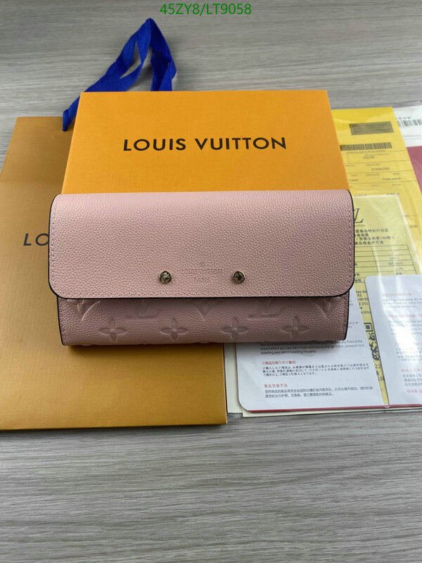 LV Bags-(4A)-Wallet-,Code: LT9058,$ 59USD