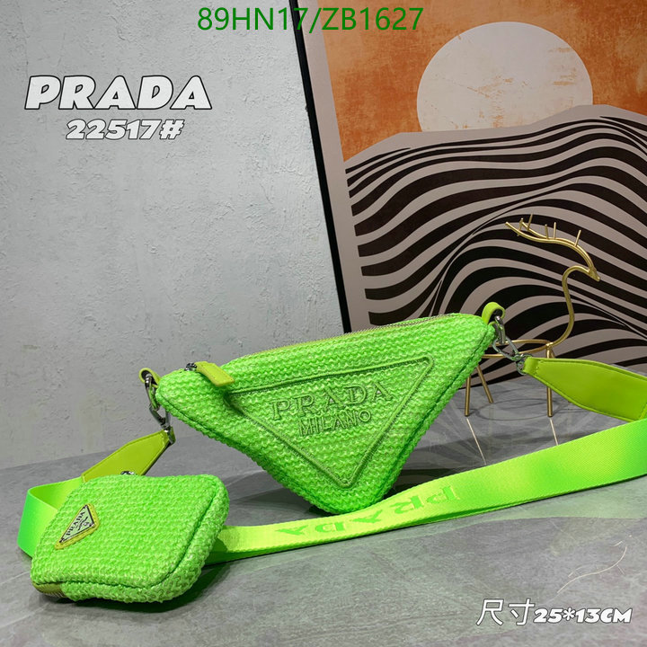 Prada Bag-(4A)-Triangle-,Code: ZB1627,$ 116USD