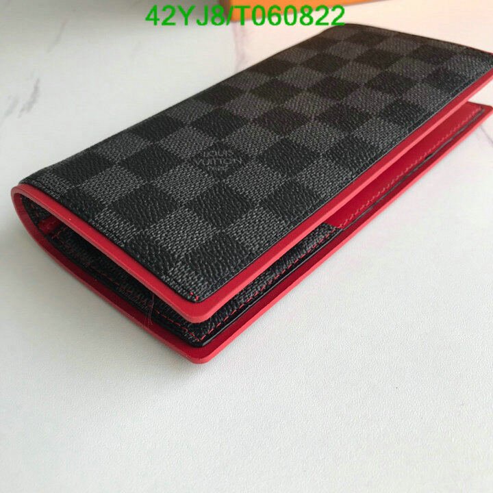 LV Bags-(4A)-Wallet-,Code: T060822,$ 55USD