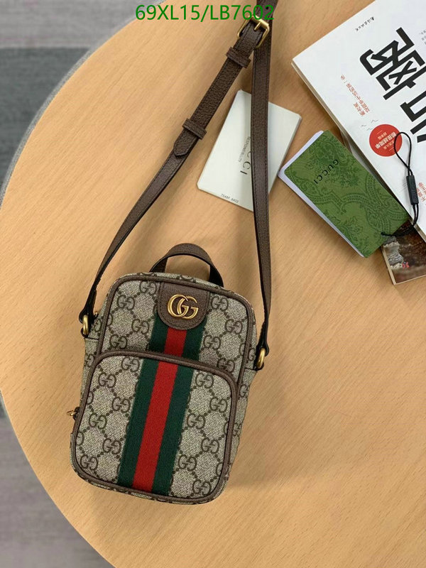 Gucci Bag-(4A)-Ophidia-G,Code: LB7602,$ 90USD