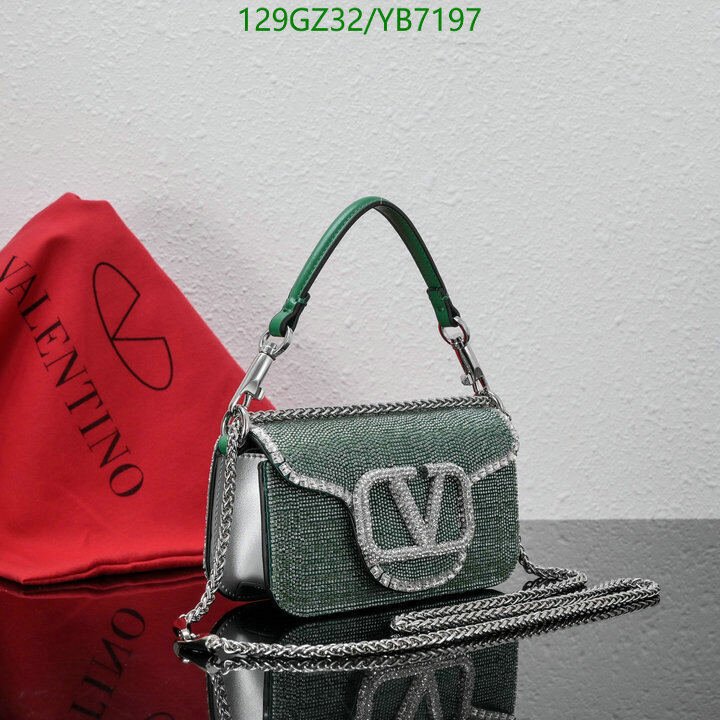 Valentino Bag-(4A)-LOC-V Logo ,Code: YB7197,$ 168USD