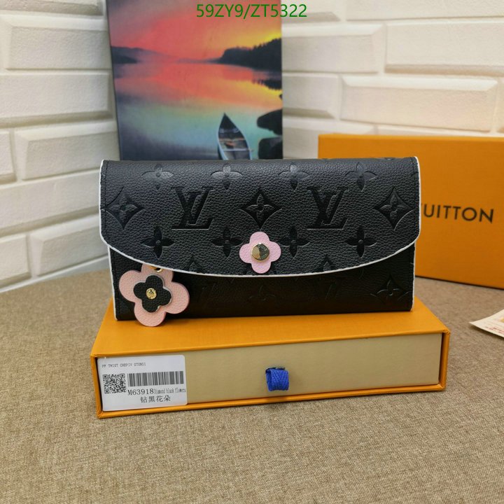 LV Bags-(4A)-Wallet-,Code: ZT5322,$ 77USD