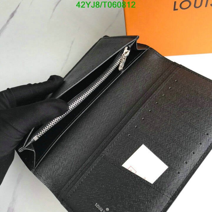 LV Bags-(4A)-Wallet-,Code: T060812,$ 55USD