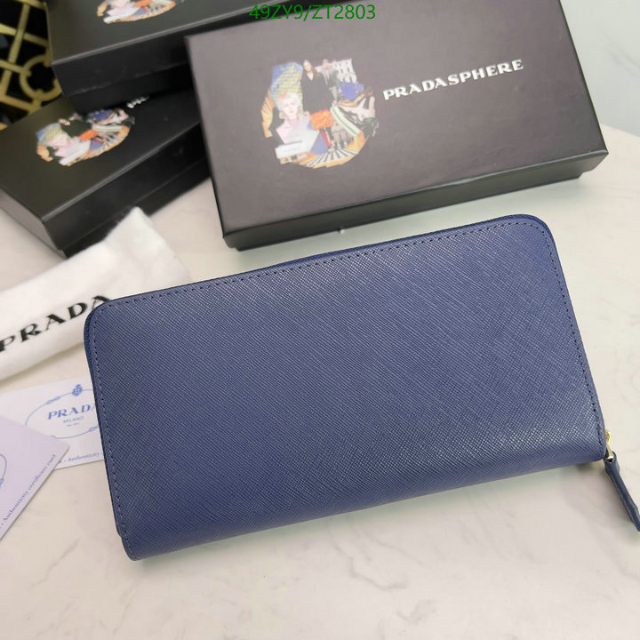 Prada Bag-(4A)-Wallet-,Code: ZT2803,$ 64USD
