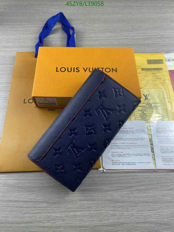LV Bags-(4A)-Wallet-,Code: LT9058,$ 59USD
