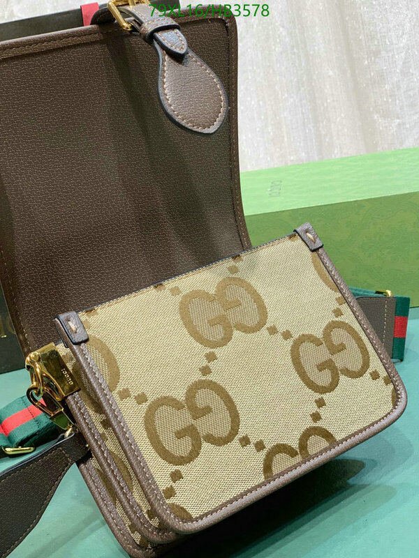 Gucci Bag-(4A)-Diagonal-,Code: HB3578,$ 103USD