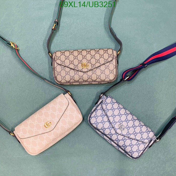 Gucci Bag-(4A)-Diagonal- Code: UB3251 $ 90USD