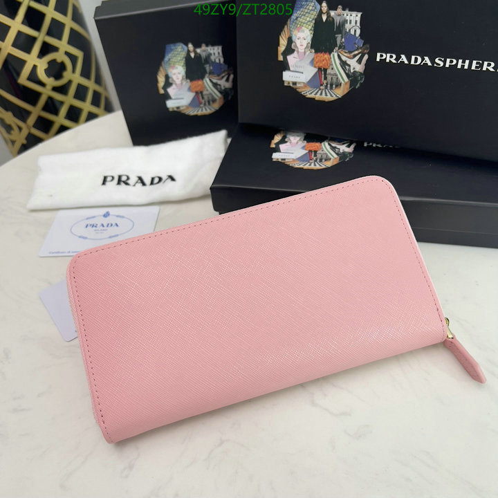 Prada Bag-(4A)-Wallet-,Code: ZT2805,$ 64USD