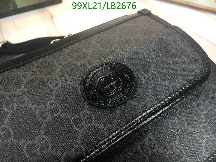 Gucci Bag-(4A)-Diagonal-,Code: LB2676,$ 129USD