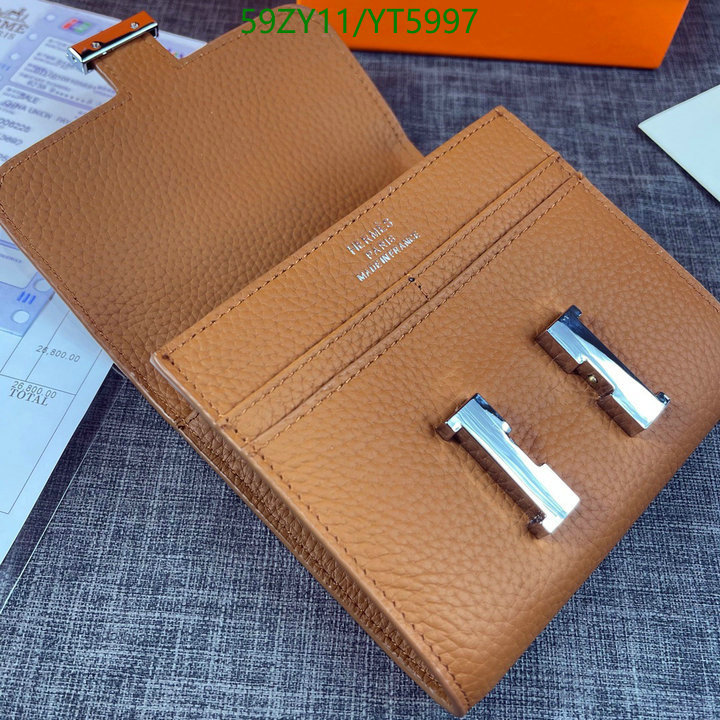 Hermes Bag-(4A)-Wallet-,Code: YT5997,$ 77USD