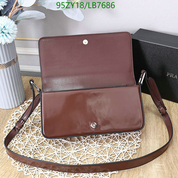 Prada Bag-(4A)-Diagonal- Code: LB7686 $ 124USD