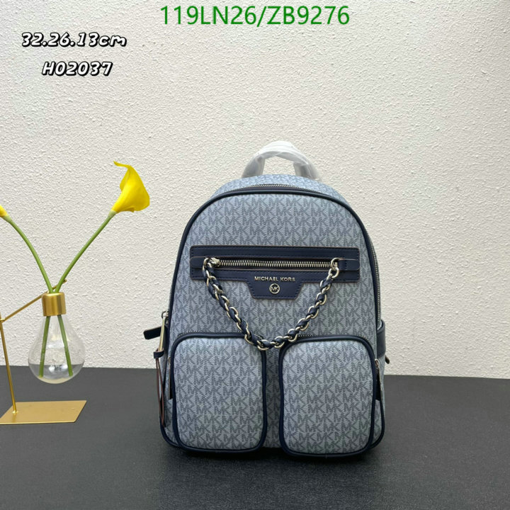 Michael Kors Bag-(4A)-Backpack-,Code: ZB9276,$ 155USD