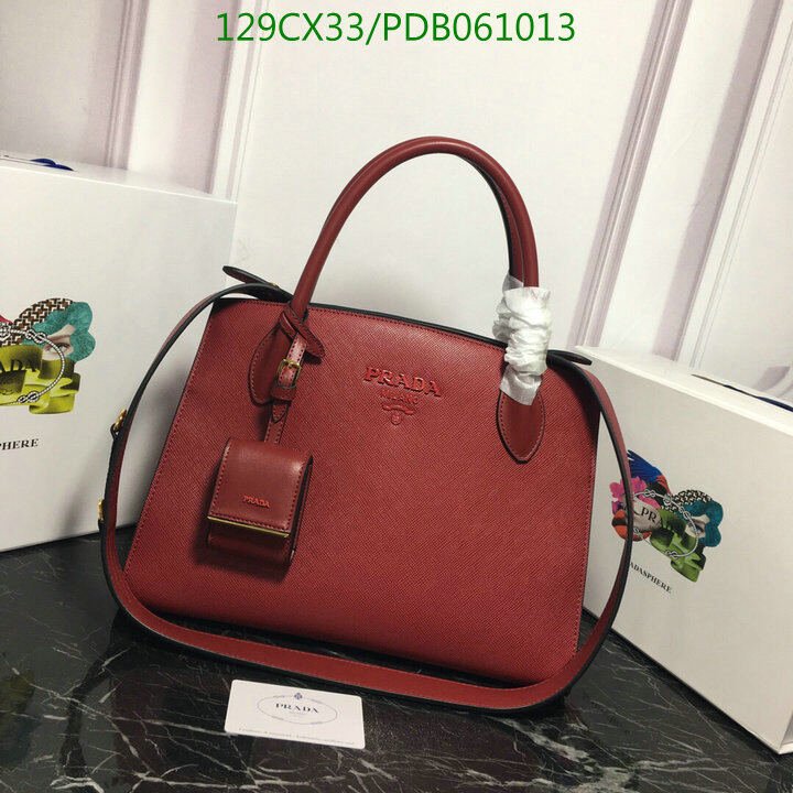 Prada Bag-(4A)-Handbag-,Code: PDB061013,$ 168USD