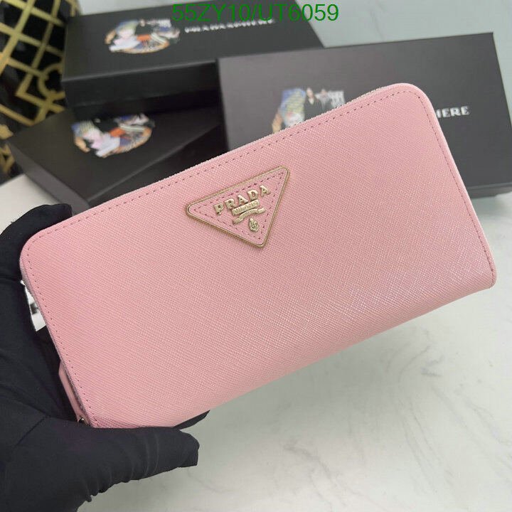 Prada Bag-(4A)-Wallet- Code: UT6059 $ 72USD