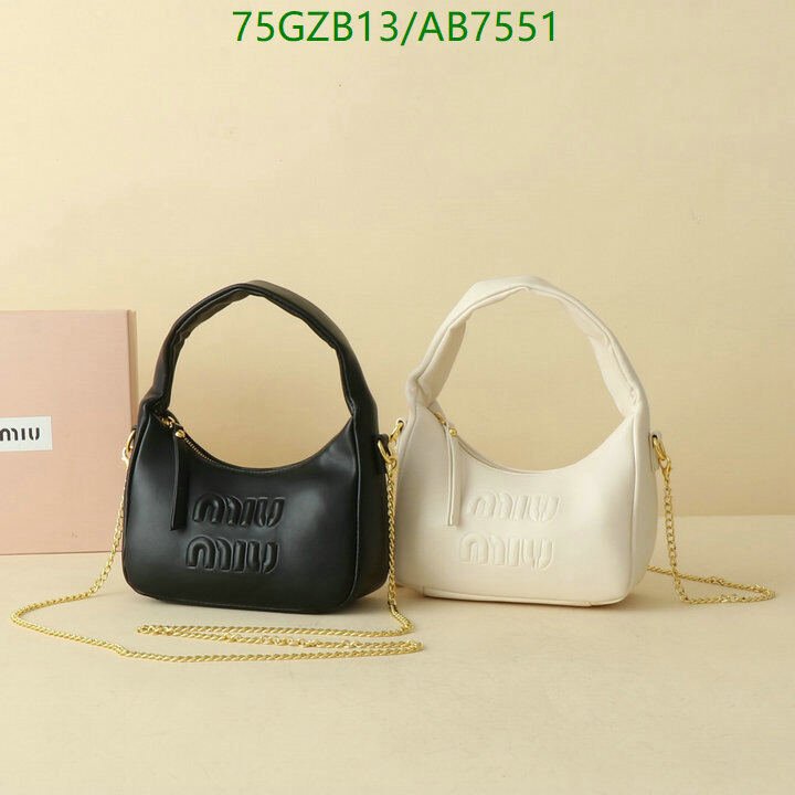 Miu Miu Bag-(4A)-Handbag- Code: AB7551 $ 98USD