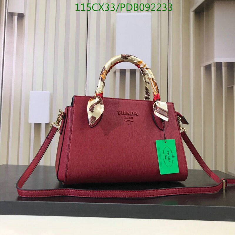 Prada Bag-(4A)-Handbag-,Code: PDB092233,$ 150USD