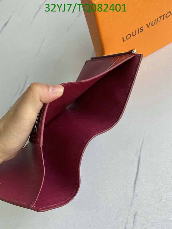 LV Bags-(4A)-Wallet-,Code: TQ082401,$ 42USD