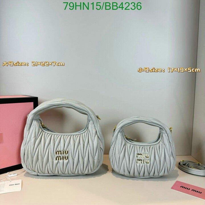 Miu Miu Bag-(4A)-Diagonal- Code: BB4236