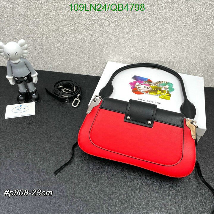 Prada Bag-(4A)-Handbag- Code: QB4798 $ 142USD