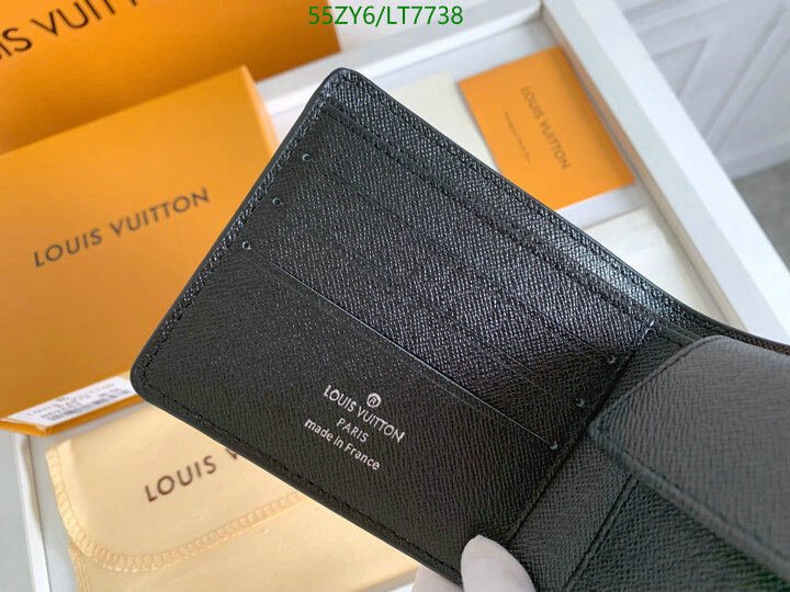 LV Bags-(4A)-Wallet-,Code: LT7738,$ 72USD