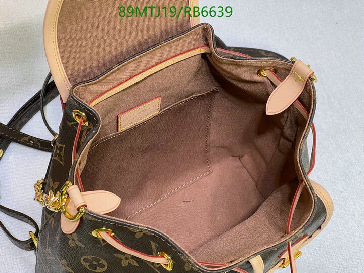 LV Bag-(4A)-Backpack- Code: RB6639 $ 116USD