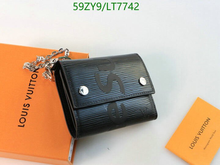 LV Bags-(4A)-Wallet-,Code: LT7742,$ 77USD