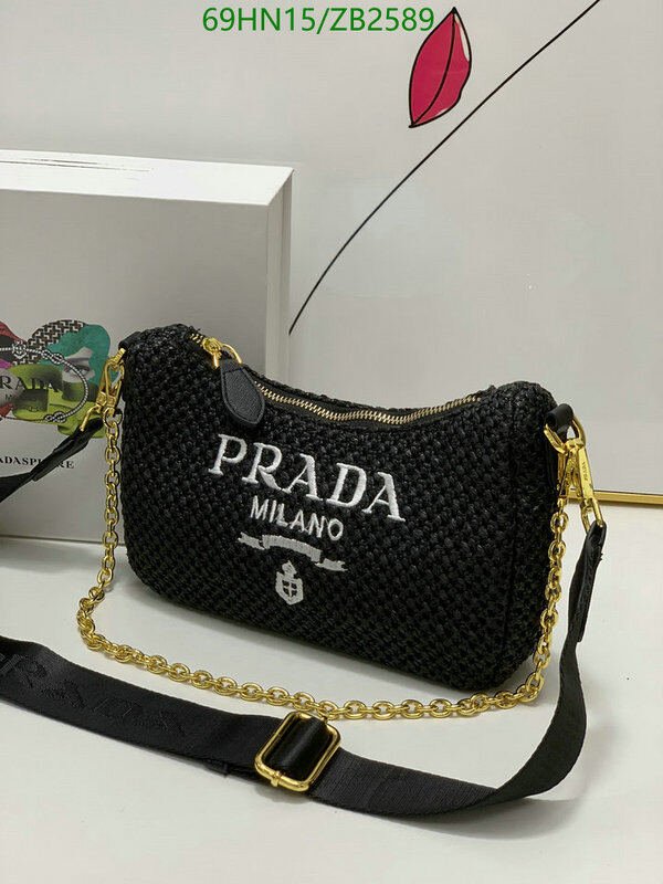 Prada Bag-(4A)-Re-Edition 2005,Code: ZB2589,$ 90USD