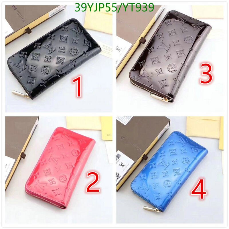 LV Bags-(4A)-Wallet-,Code: YT939,$ 51USD