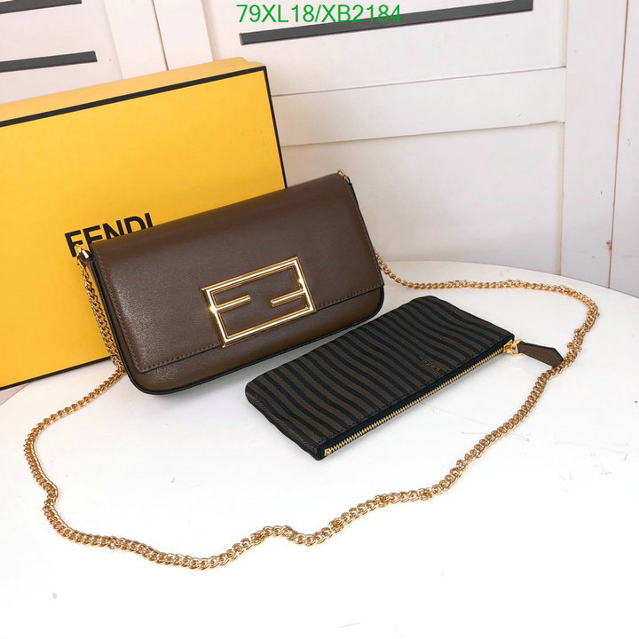 Fendi Bag-(4A)-Baguette- Code: XB2184 $ 103USD