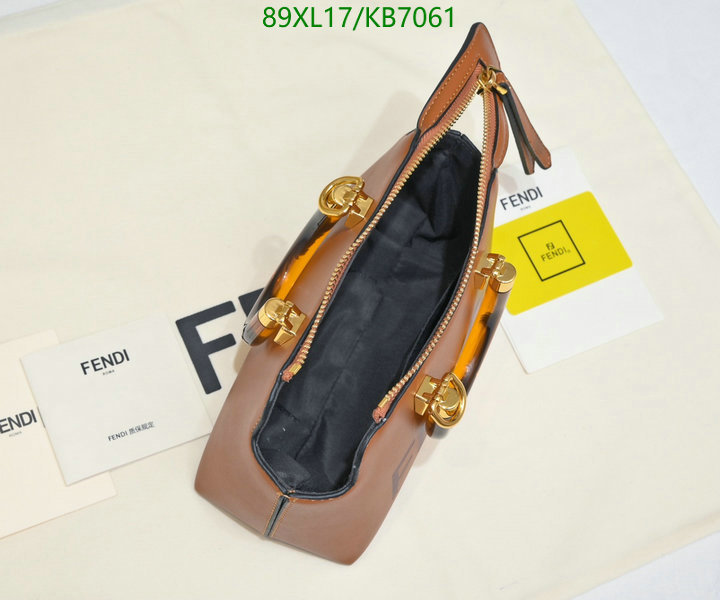 Fendi Bag-(4A)-Boston- Code: KB7061 $ 116USD