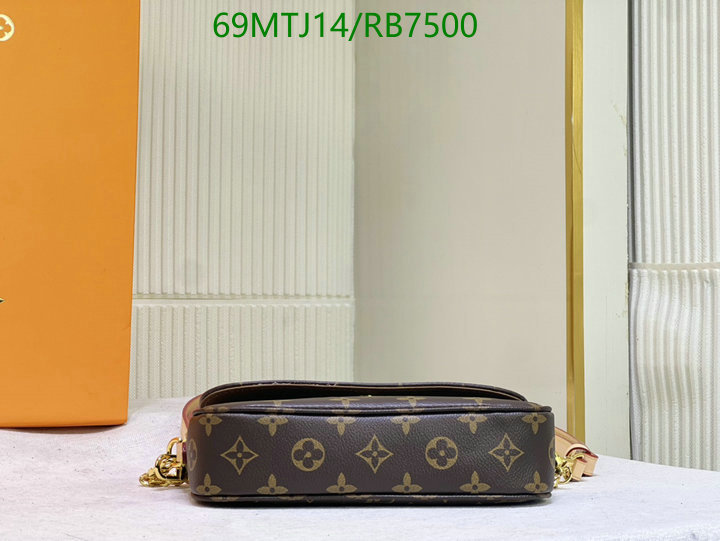 LV Bag-(4A)-Pochette MTis Bag-Twist- Code: RB7500 $ 90USD