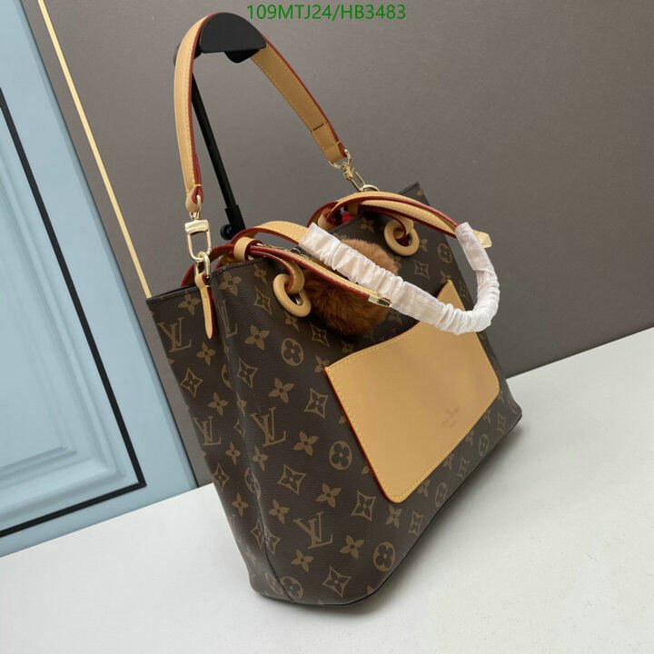LV Bags-(4A)-Handbag Collection-,Code: HB3483,$ 142USD