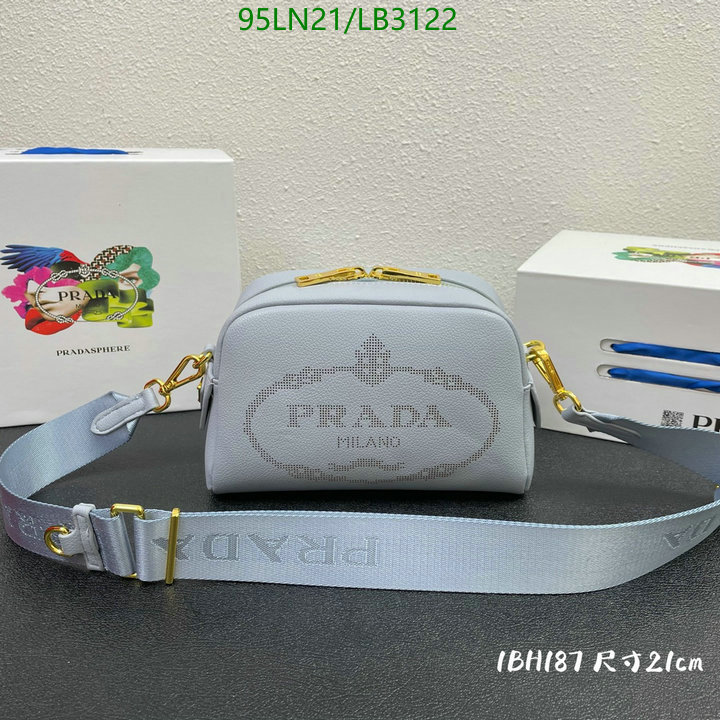 Prada Bag-(4A)-Diagonal- Code: LB3122 $ 124USD