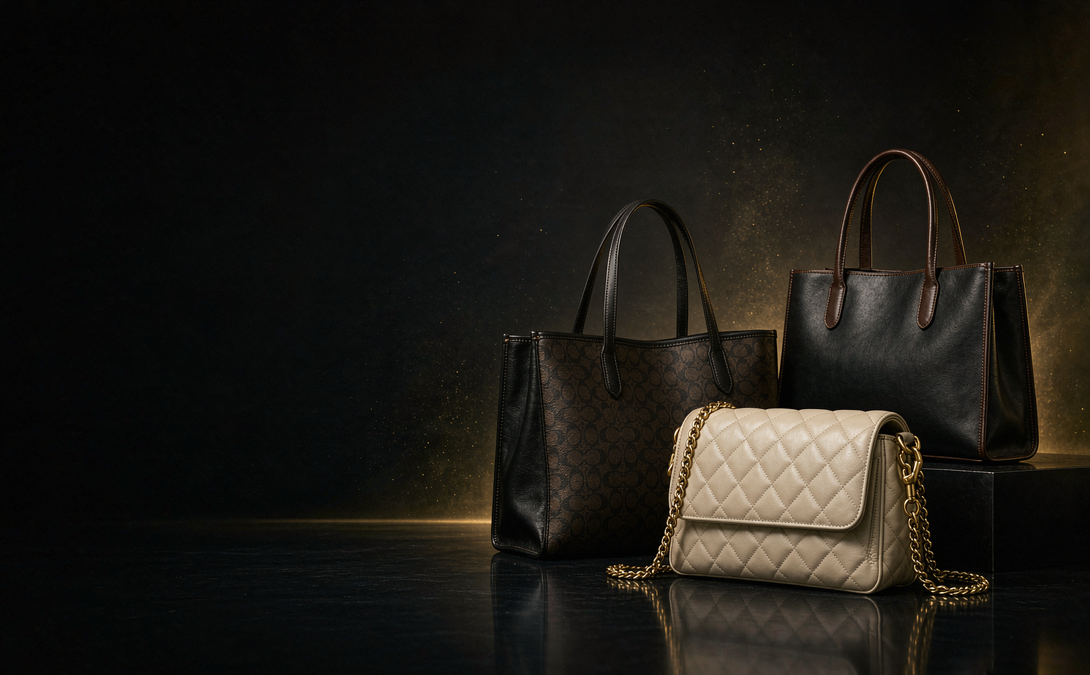 Luxury bags banner